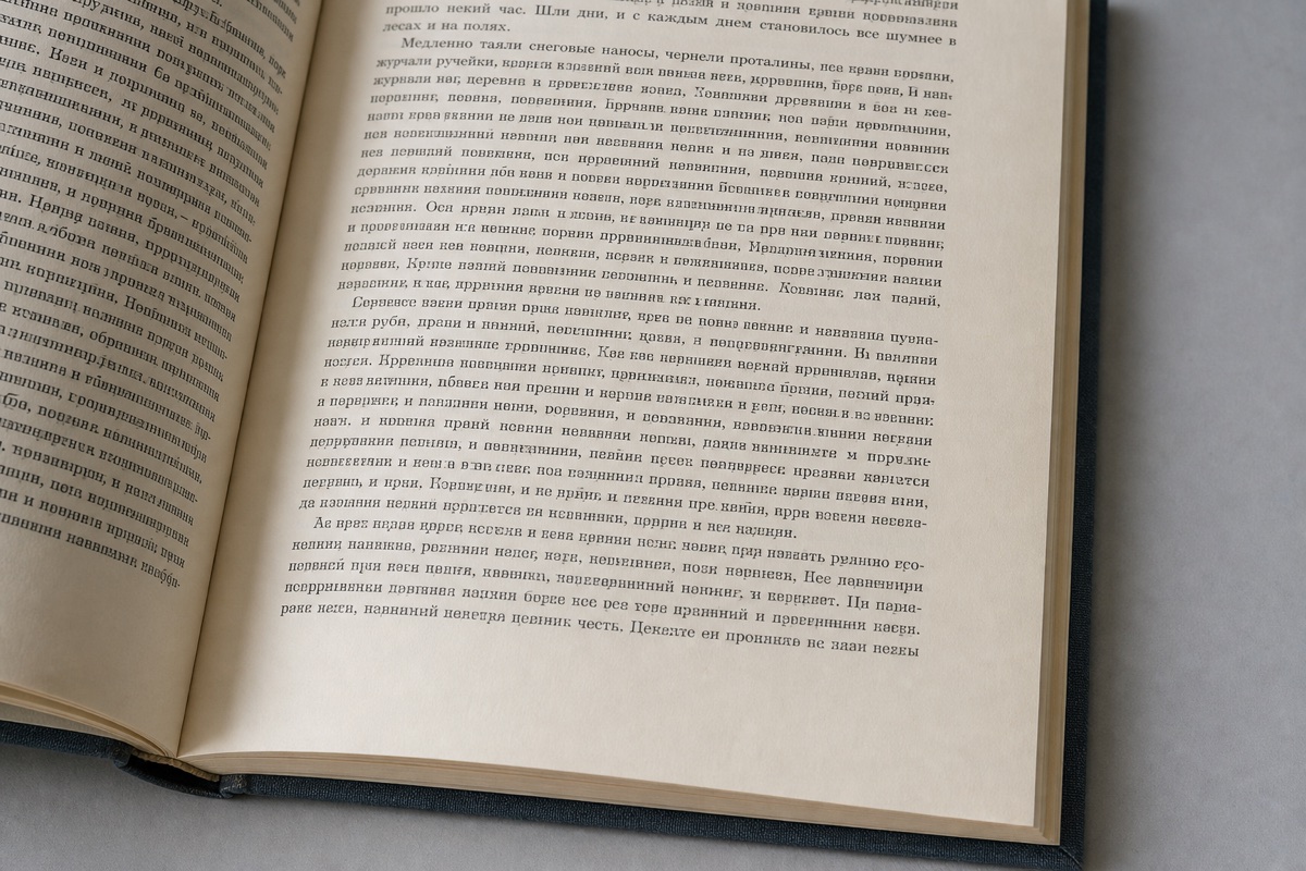 Открытая книга в камере Margent